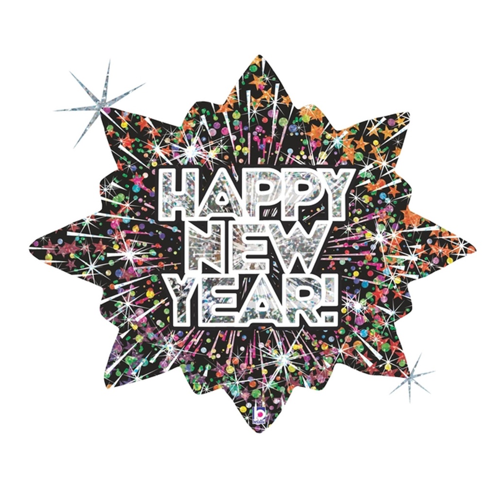 Bursting New Year 32/81cm Shape