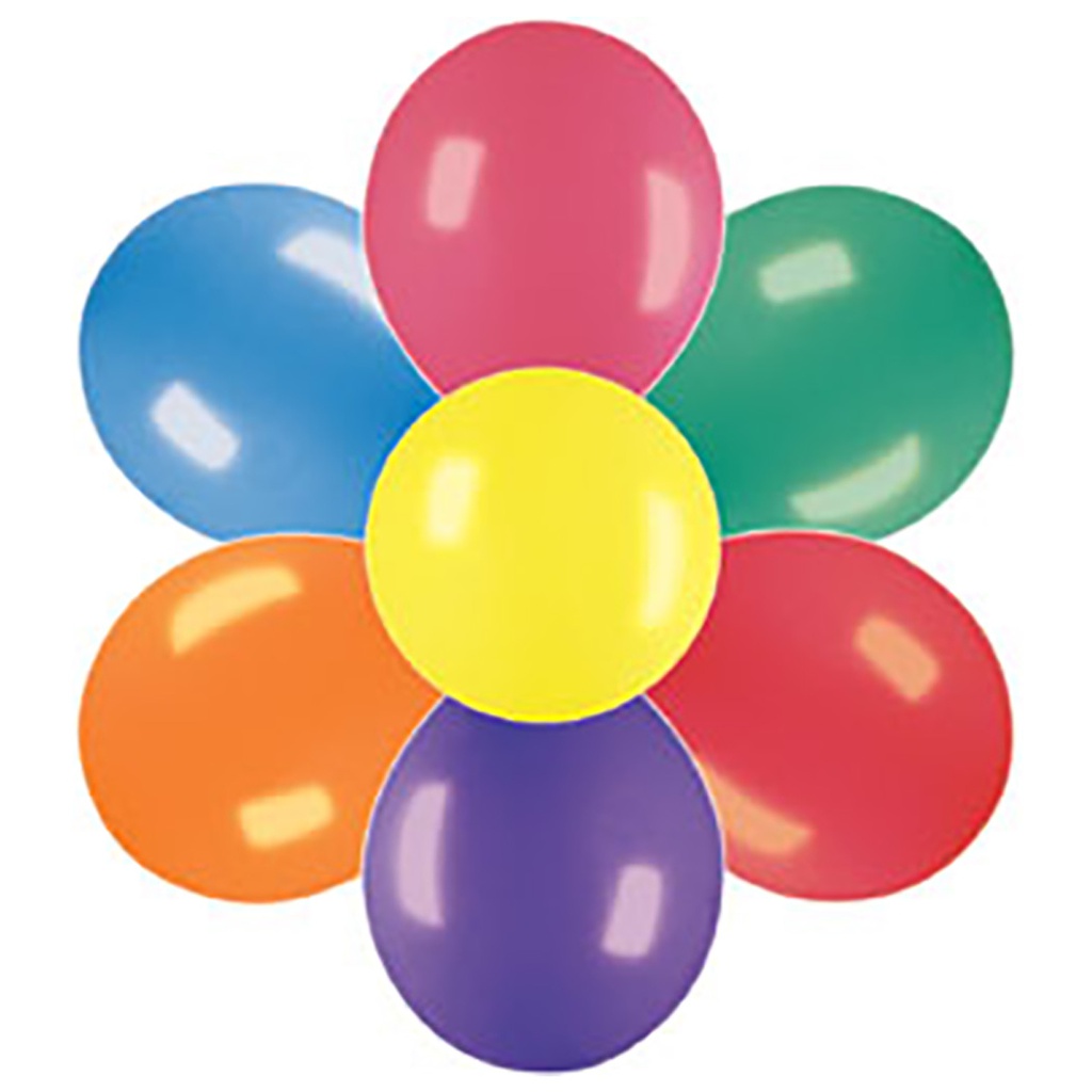 Metallic Assorted 30cm Round Balloon 100pk