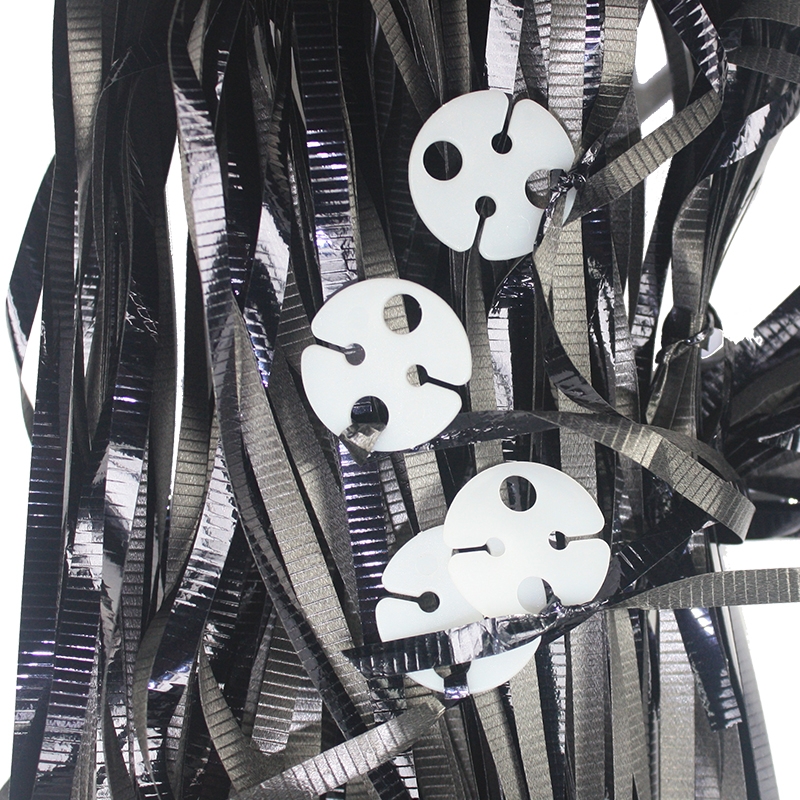 FS 25's Clipped Balloon Ribbon Met/Black