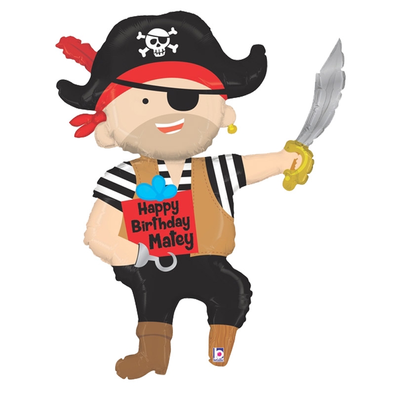 Pirate birthday foil Shape 44&quot;