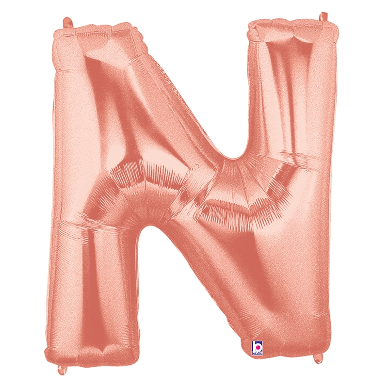 Megaloon N Rose Gold Foil Balloon 40&quot; 1pk