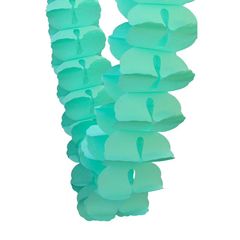 FS Honeycomb Garland Mint Green 4m 1pk