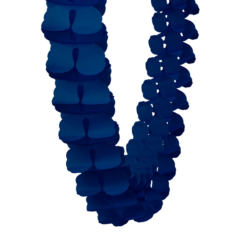 FS Honeycomb Garland Navy Blue 4m 1pk
