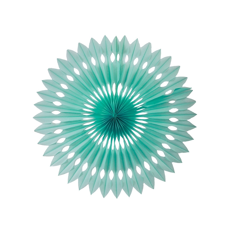FS Hanging Fan Mint Green 40cm 1pk (D)