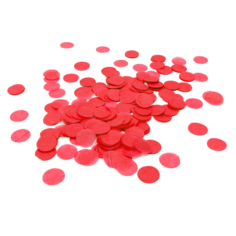 FS Round Paper Confetti Coral 15g