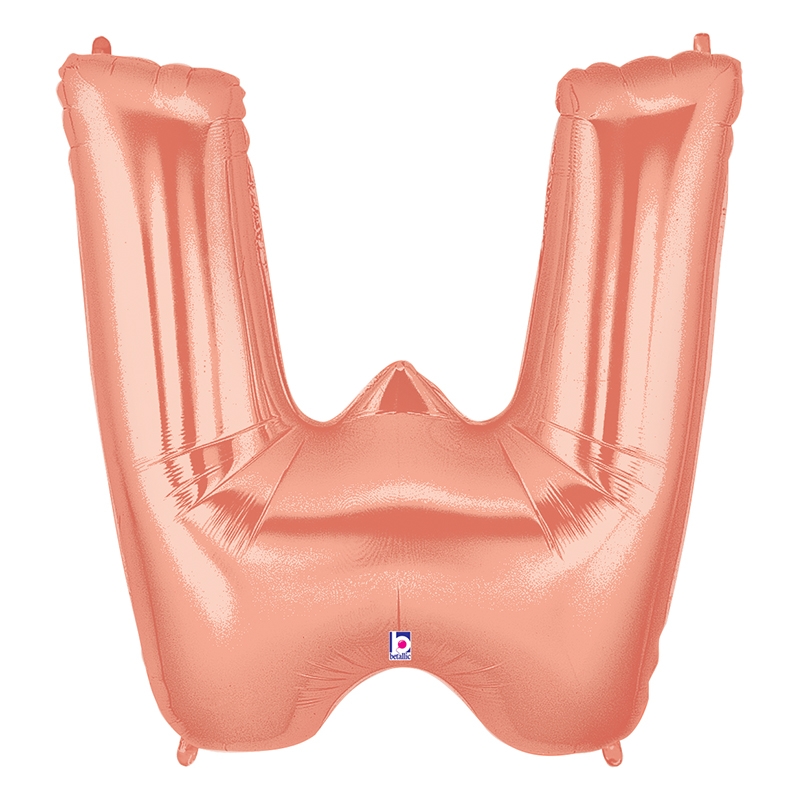 Megaloon W Rose Gold Foil Balloon 40&quot; 1pk