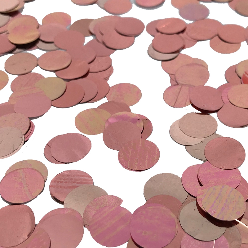 FS Round Mini Foil Confetti Rose Gold 20gm 1cm