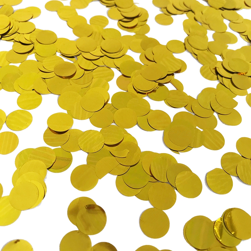 FS Round Mini Foil Confetti Gold 20gm 1cm