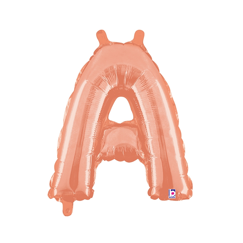 M/loon Jnr. A Rose Gold Foil 14&quot; Valved 1pk