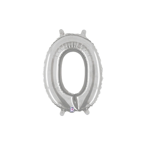 M/loon Jnr. 0 Zero Silver Foil 14&quot; Valved 1pk