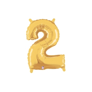 M/loon Jnr. 2 Gold Foil 14&quot; Valved 1pk