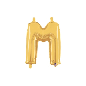 M/loon Jnr. M Gold Foil 14&quot; Valved 1pk