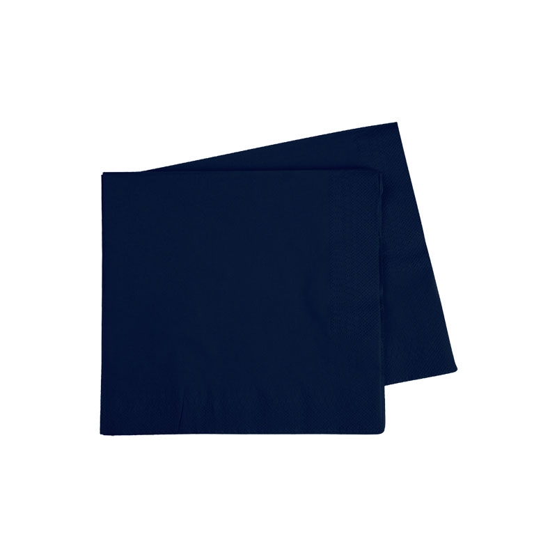 FS Cocktail Napkin 250mm Navy Blue 40pk
