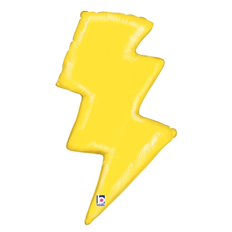 Lightning Bolt Shape Foil 36&quot; 1pk