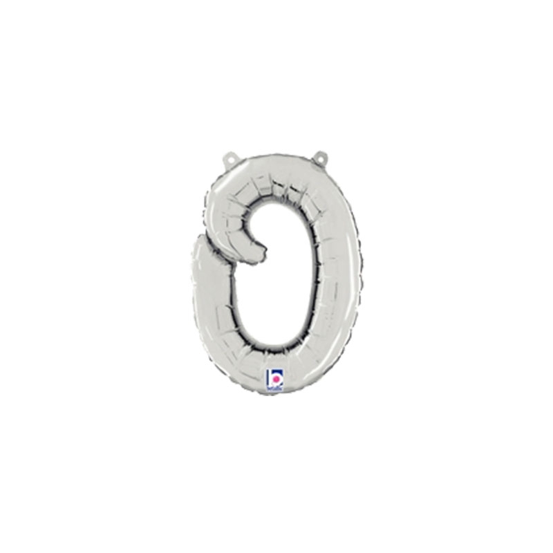 M/Loon Script o Silver Foil Air filled 14&quot; 1pk