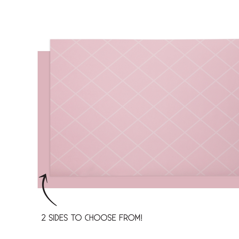 FS Table Runner Reversible 4mx35cm C/Pink 1pk