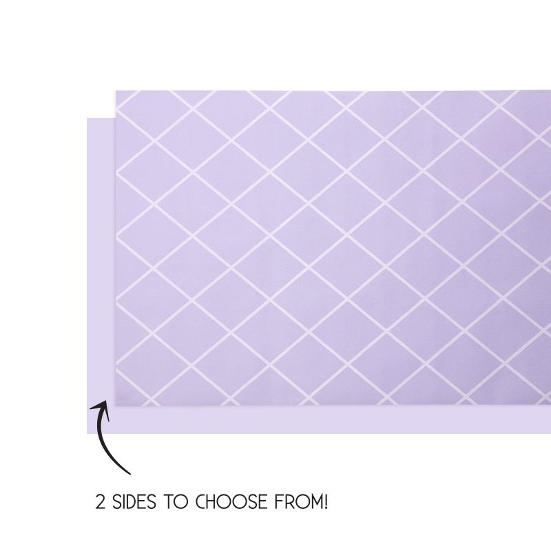 FS Table Runner Reversible 4mx35cm P/ Lilac1pk
