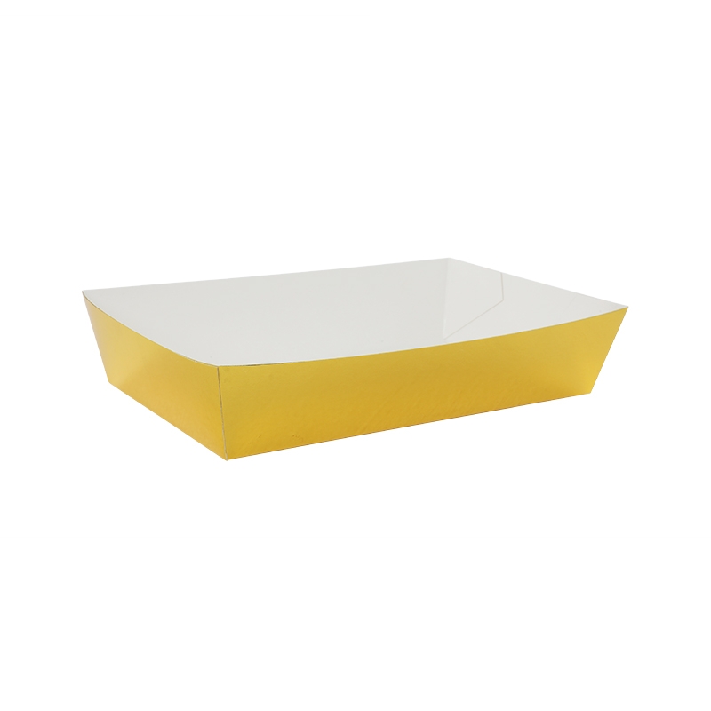 FS Lunch Tray Metallic Gold 10pk (D)