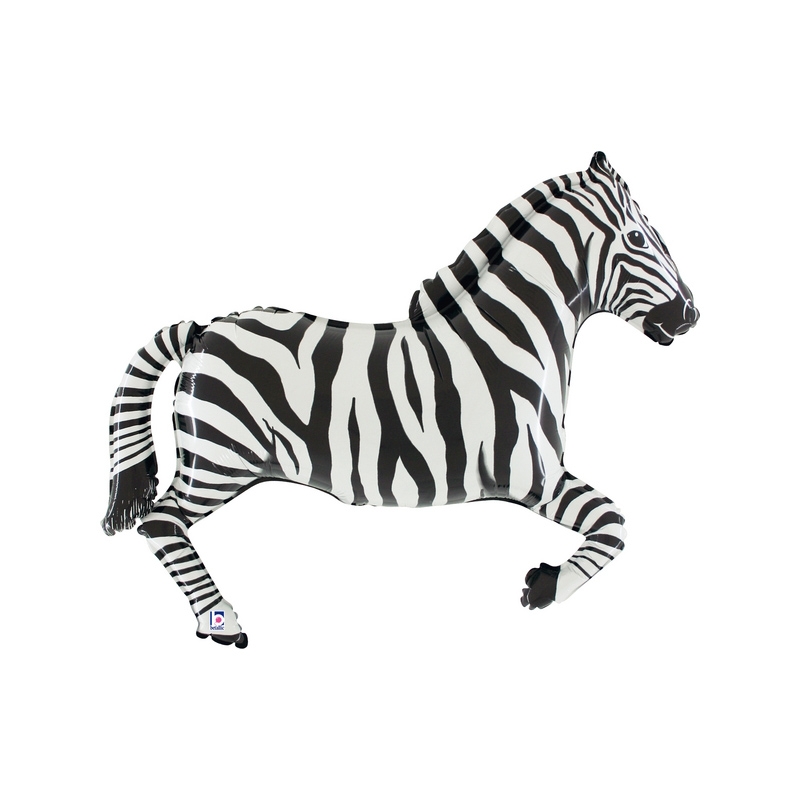 Shape Zebra Foil 43&quot; 1pk