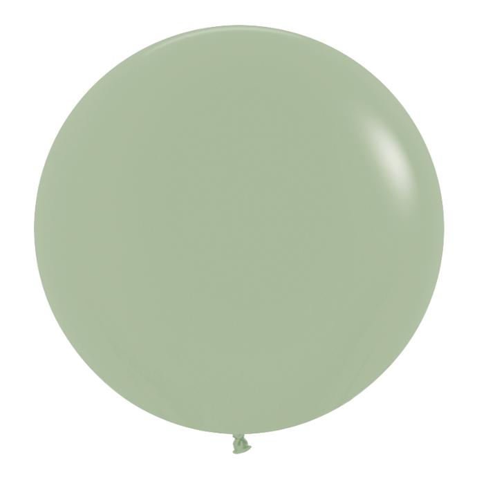 Matte Eucalyptus 60cm Round Balloons 2pk