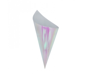 FS Paper Snack Cone Iridescent 10pk (D)