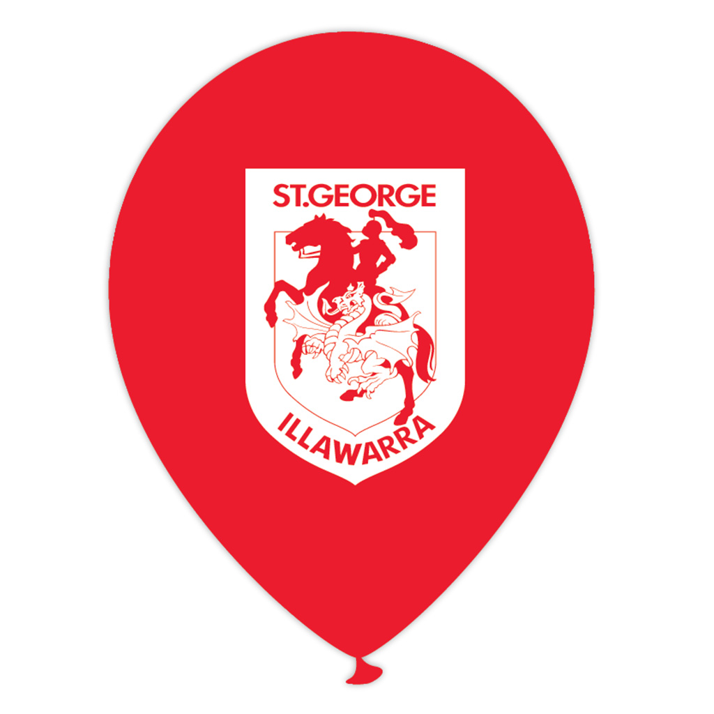 Dragons Printed 30cm Balloons 50pk