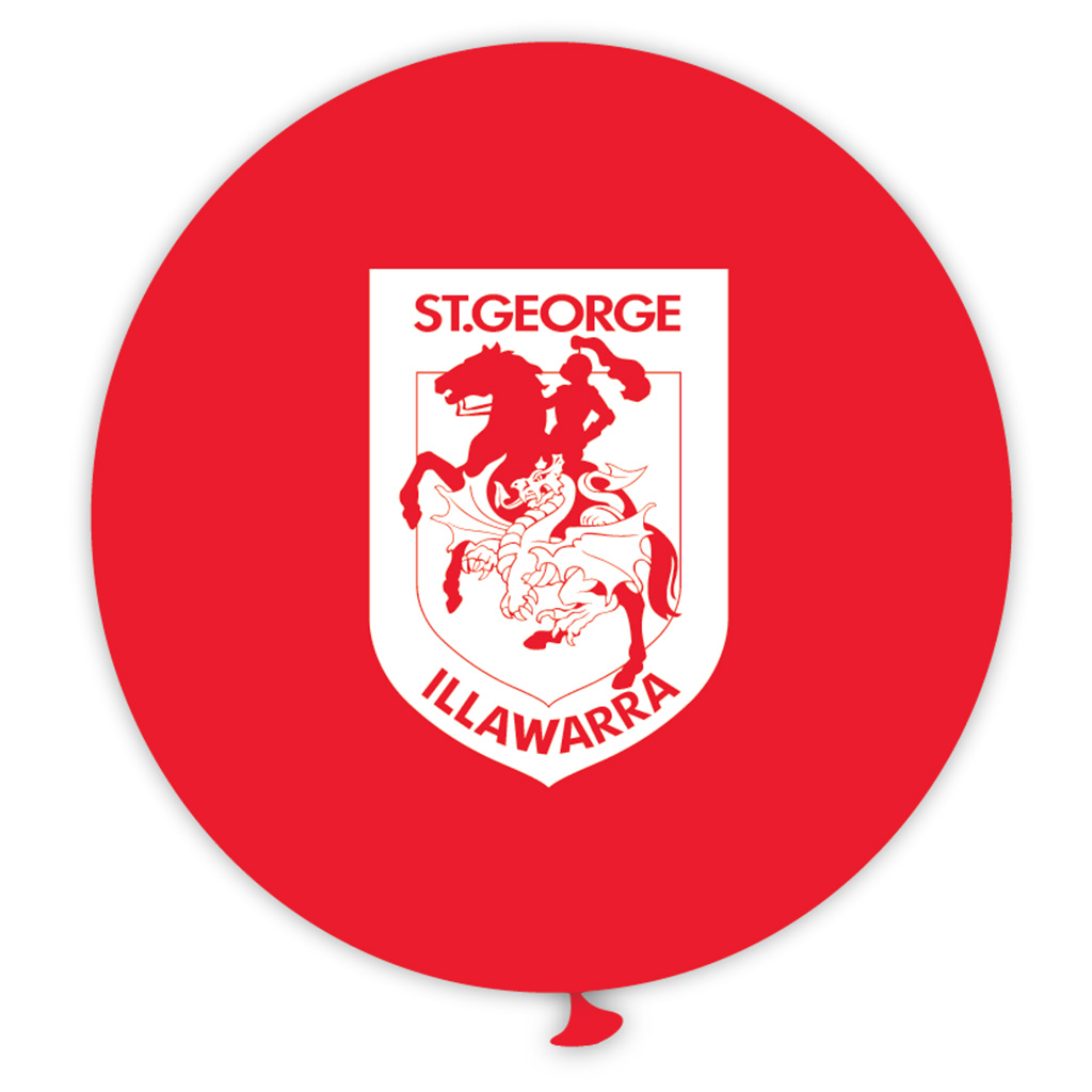 Dragons Printed 90cm Jumbo Balloons 1pk
