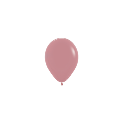 Matte  Rosewood 12cm Round Balloon 20pk