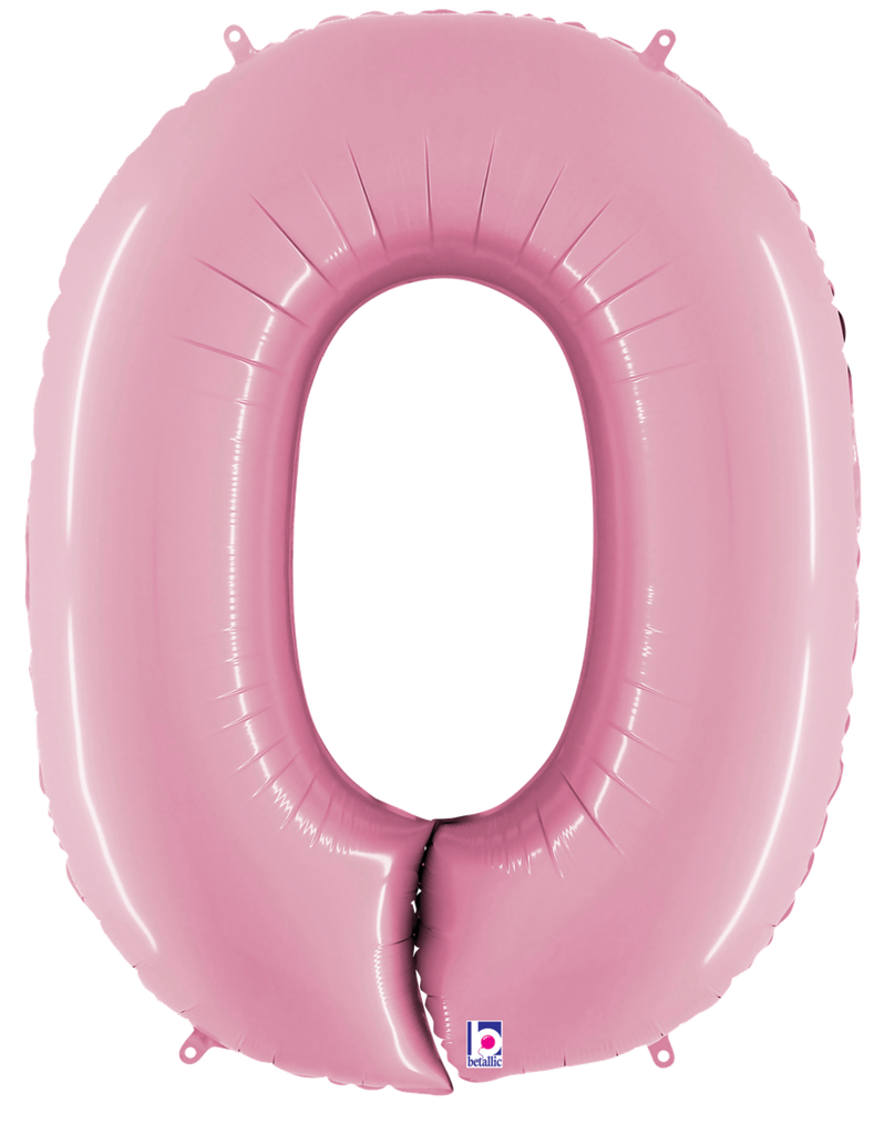 Megaloon 0 zero Pastel Pink Foil 40&quot; 1pk -New