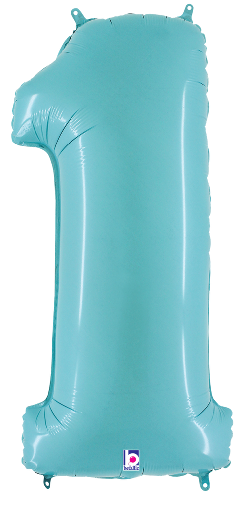Megaloon 1 Pastel Blue Foil 40&quot; 1pk-New
