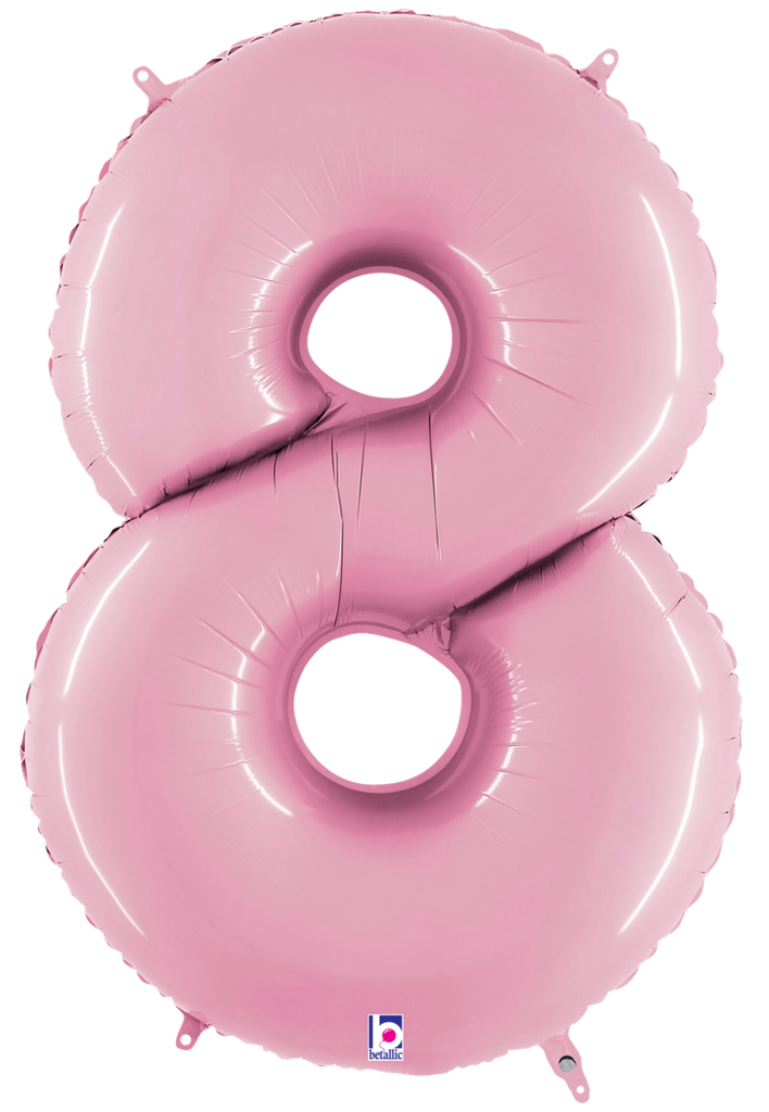 Megaloon 8 Pastel Pink Foil 40&quot; 1pk -New