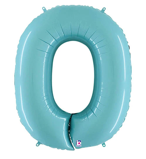Megaloon 0 zero Pastel Blue Foil 40&quot; 1pk
