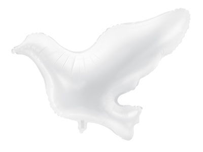 PD Foil Balloon White Dove 1pkt 77x66CM