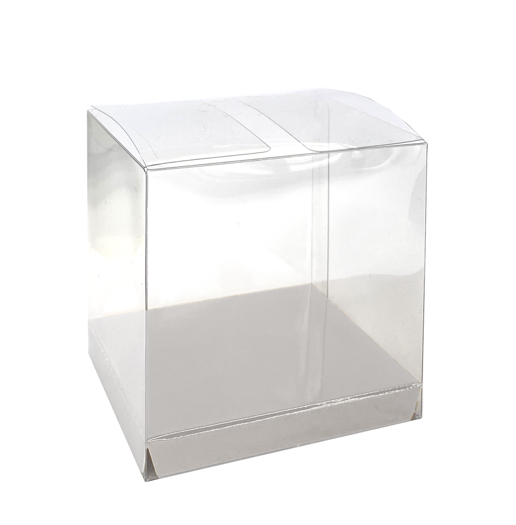 FS Clear Favour Box Met Silver 10pk
