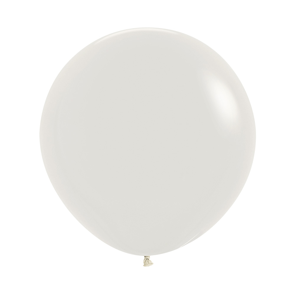 Pastel Dusk Cream 60cm Round Balloon 2pk