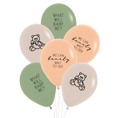 PICK-A-BUNCH Bearly Wait 30cm Assorted 6pk