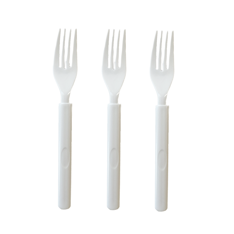 FS Ultra HD Reusable Fork Solid White 20pk