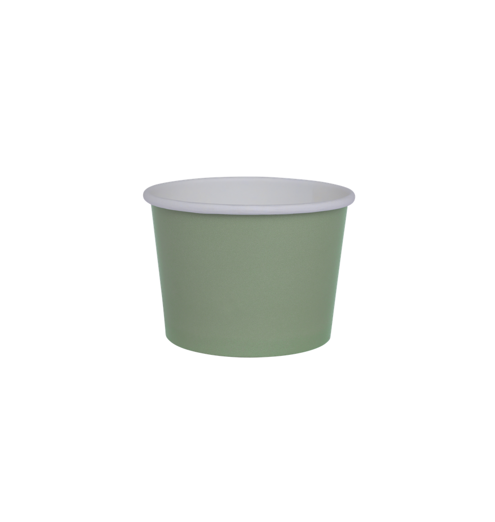 FS Paper Gelato Cup Eucalyptus 10pk