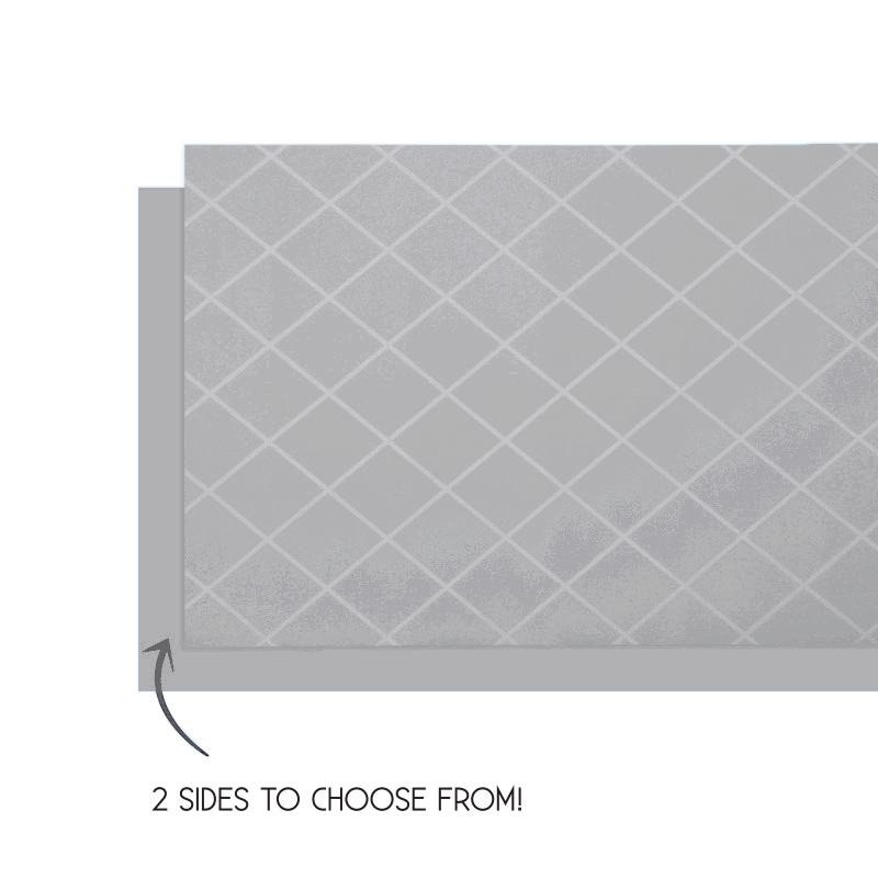 FS Table Runner Reversible 4mx35cm Cool Grey 1pk