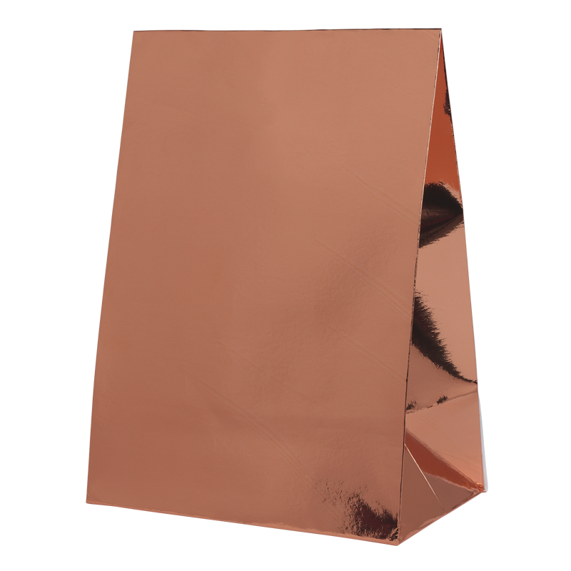 FS Paper Party Bag Met Rose Gold 10pk