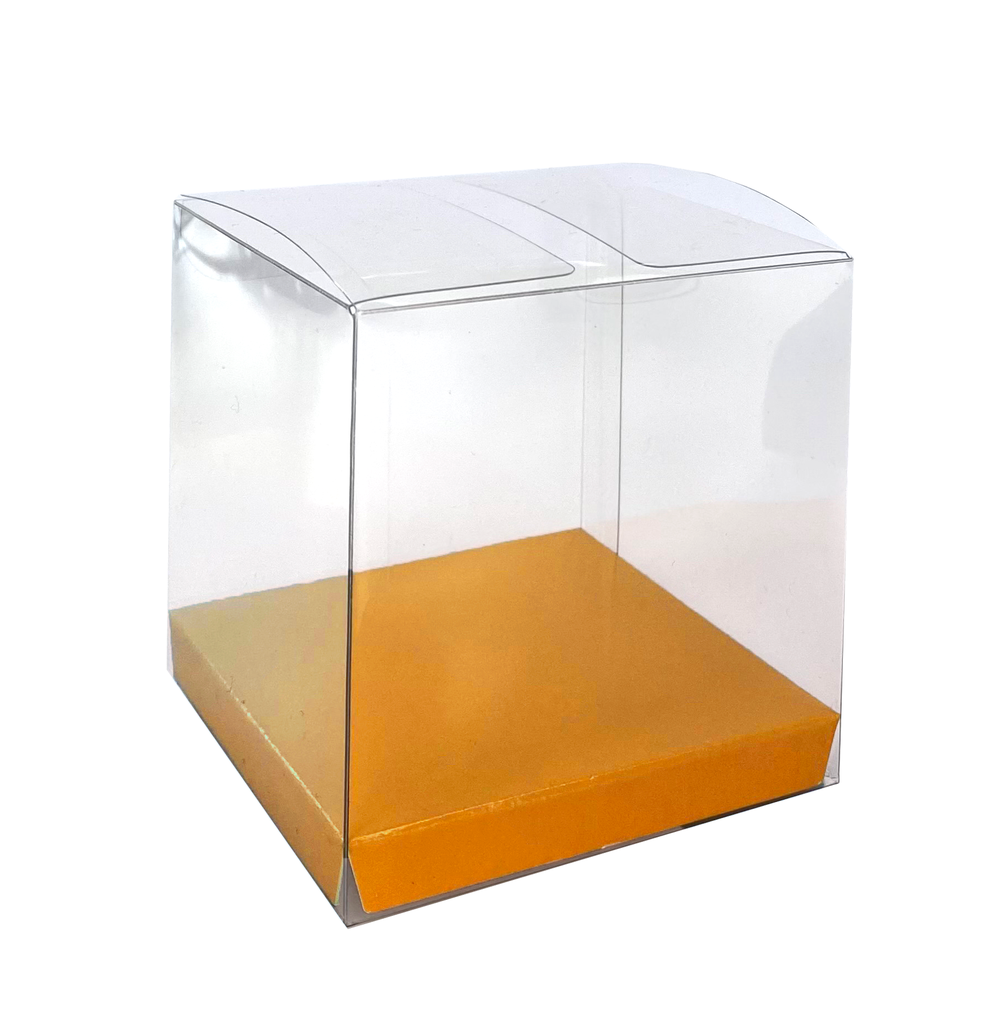 FS Clear Favour Box Tangerine 10pk