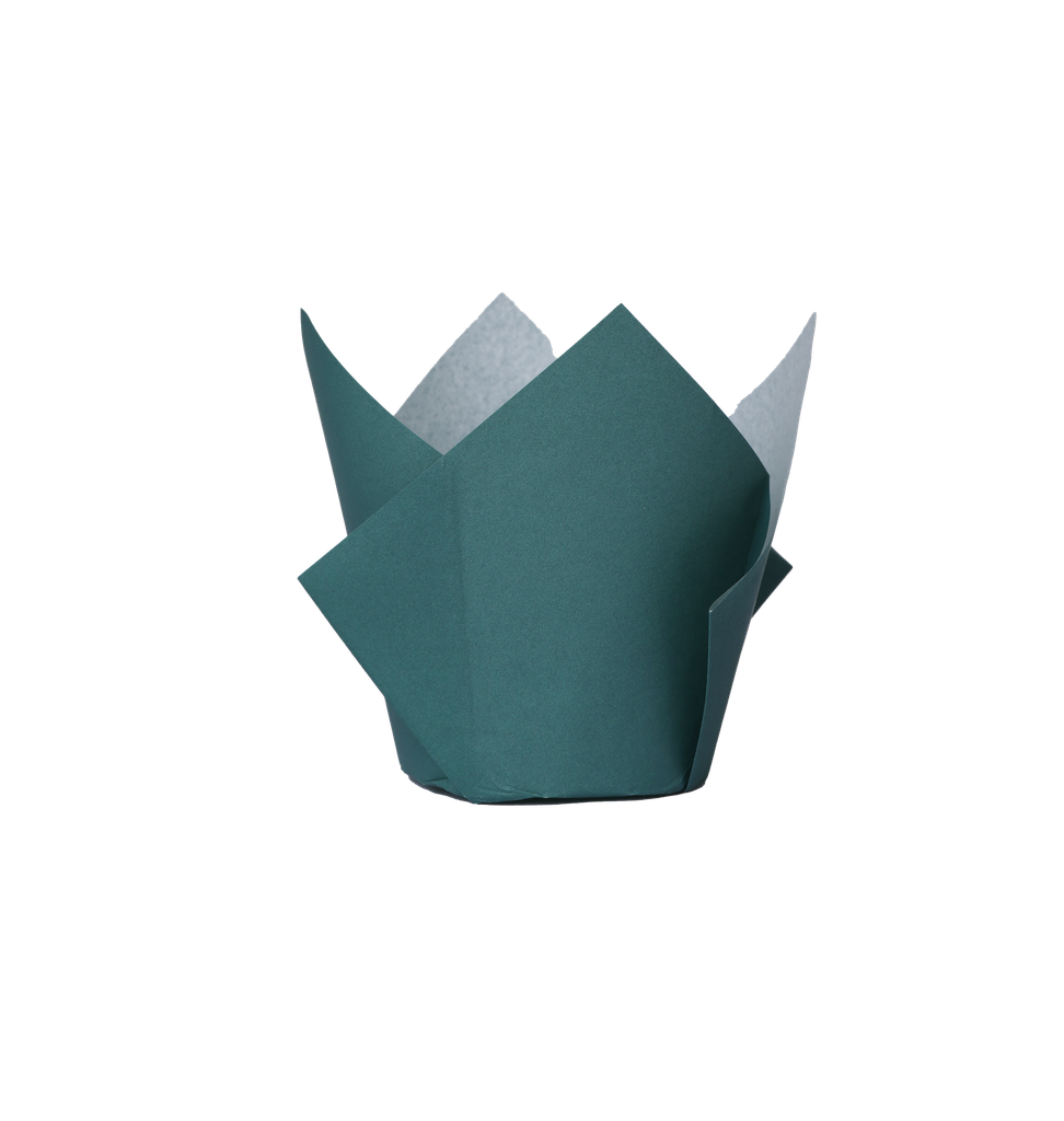 FS Tulip Cupcake Case Sage Green 20pk