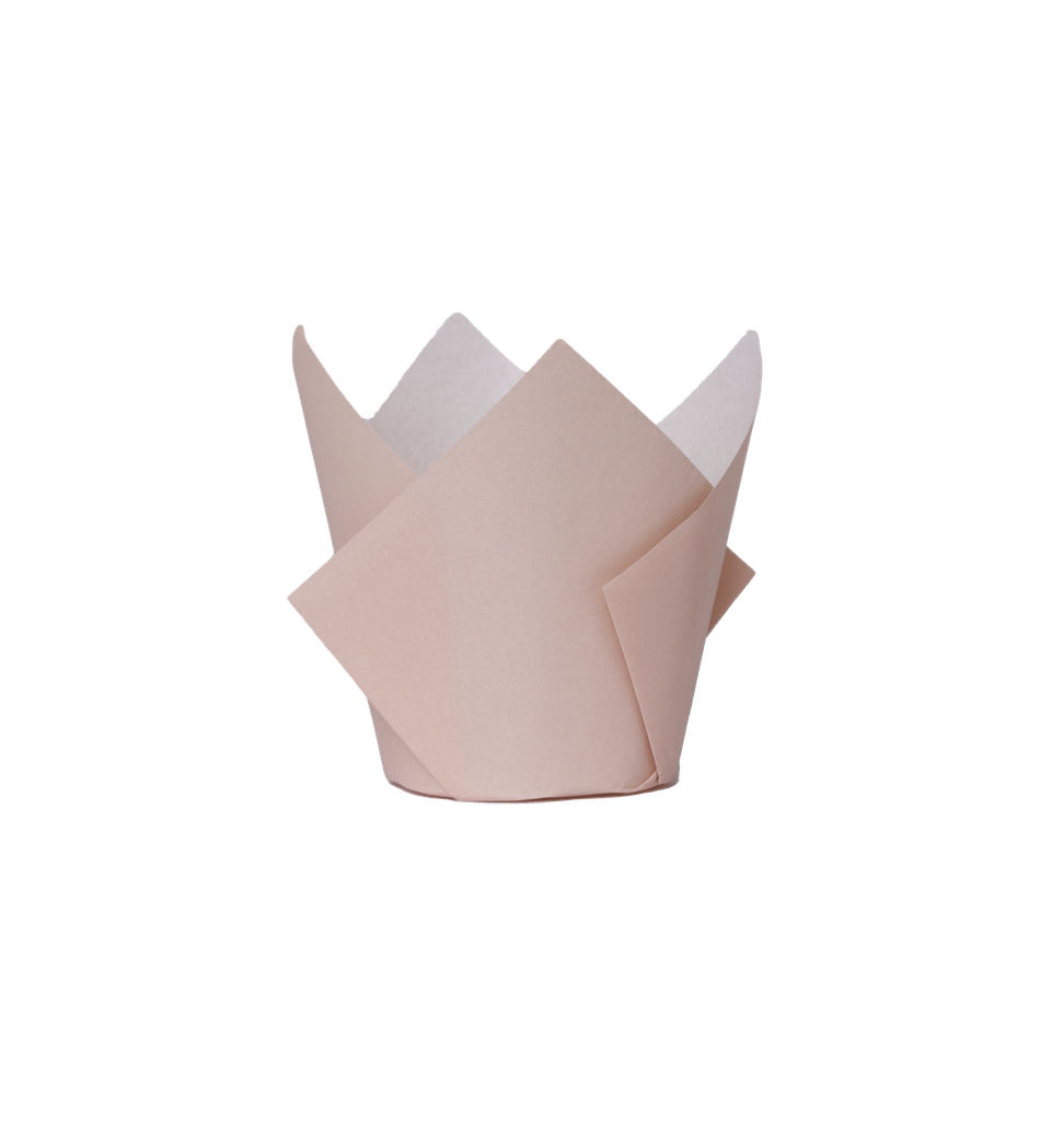 FS Tulip Cupcake Case White Sand 20pk