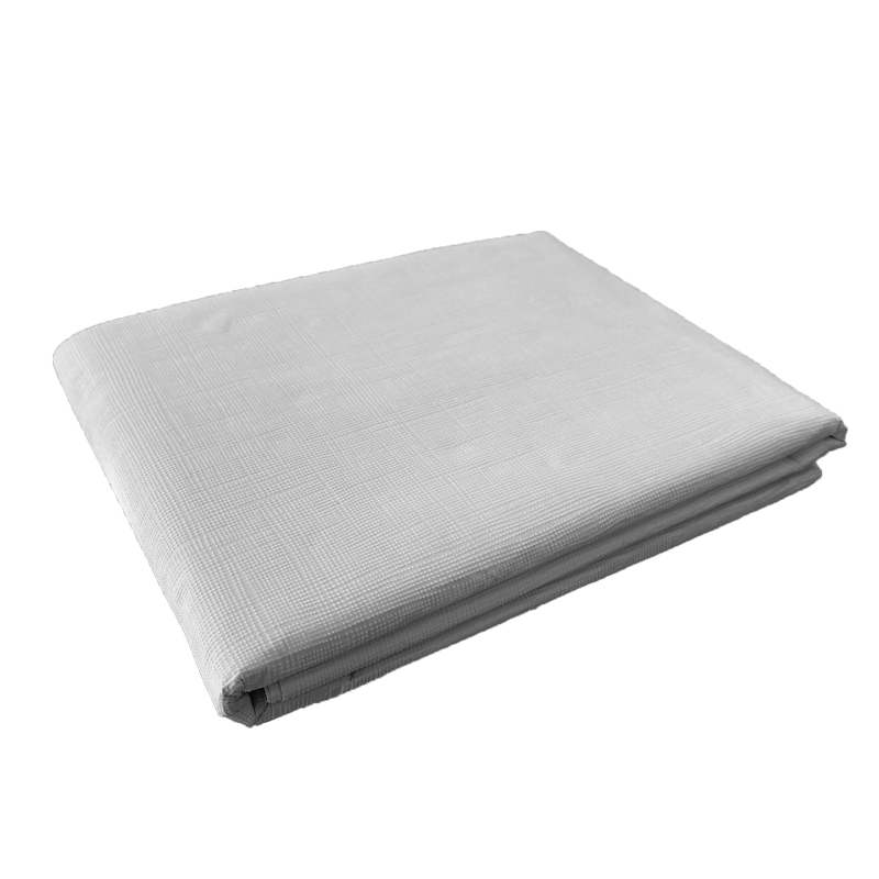 FS Paper Luxe Rect Tablecover 2.7m Cool Grey