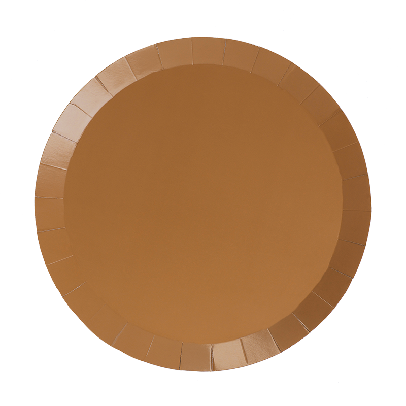 FS Paper Round Dinner Plate 9&quot; Acorn 20pk 