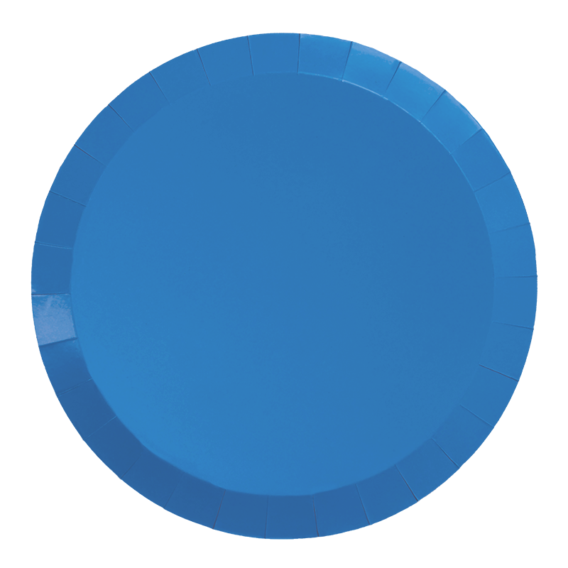 FS Paper Round Banquet Plate 10.5&quot; Sky Blue 20pk 