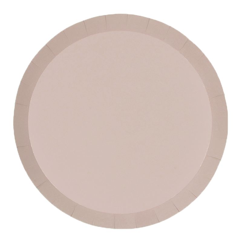 FS Paper Round Banquet Plate 10.5&quot; White Sand 20pk 