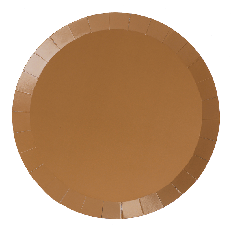 FS Paper Round Banquet Plate 10.5&quot; Acorn 20pk 