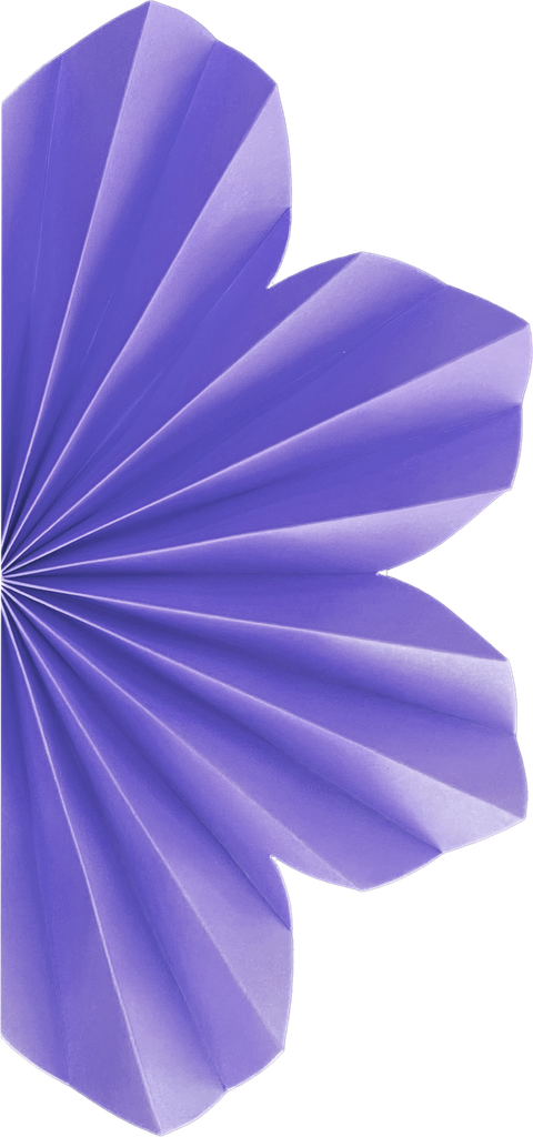 FS Paper Daisy Pastel Lilac 20cm 2pk