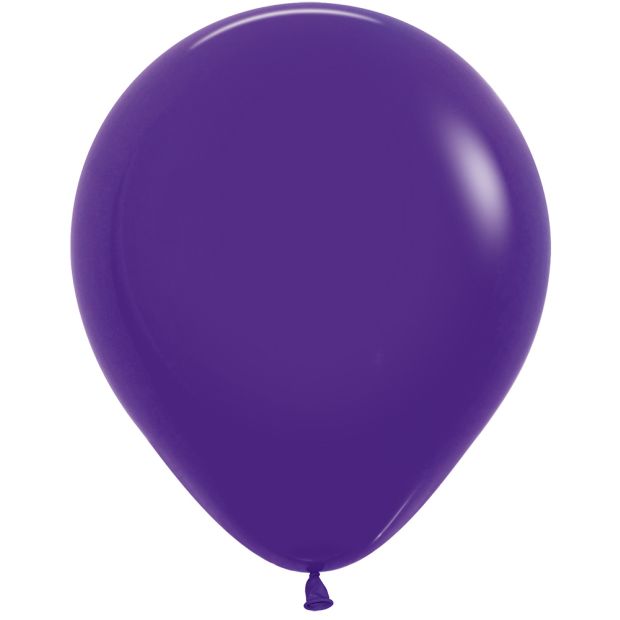 Fashion Purple 45cm Round Balloons 50pk